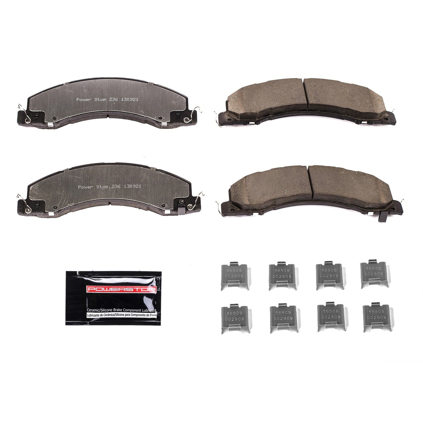 PowerStop 08-10 Dodge Ram 4500 Front or Rear Z36 Truck & Tow Brake Pads w/Hardware (Z36-1335)