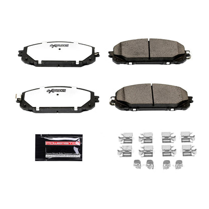 PowerStop 14-15 Jeep Cherokee Front Z36 Truck & Tow Brake Pads w/Hardware (Z36-1709)