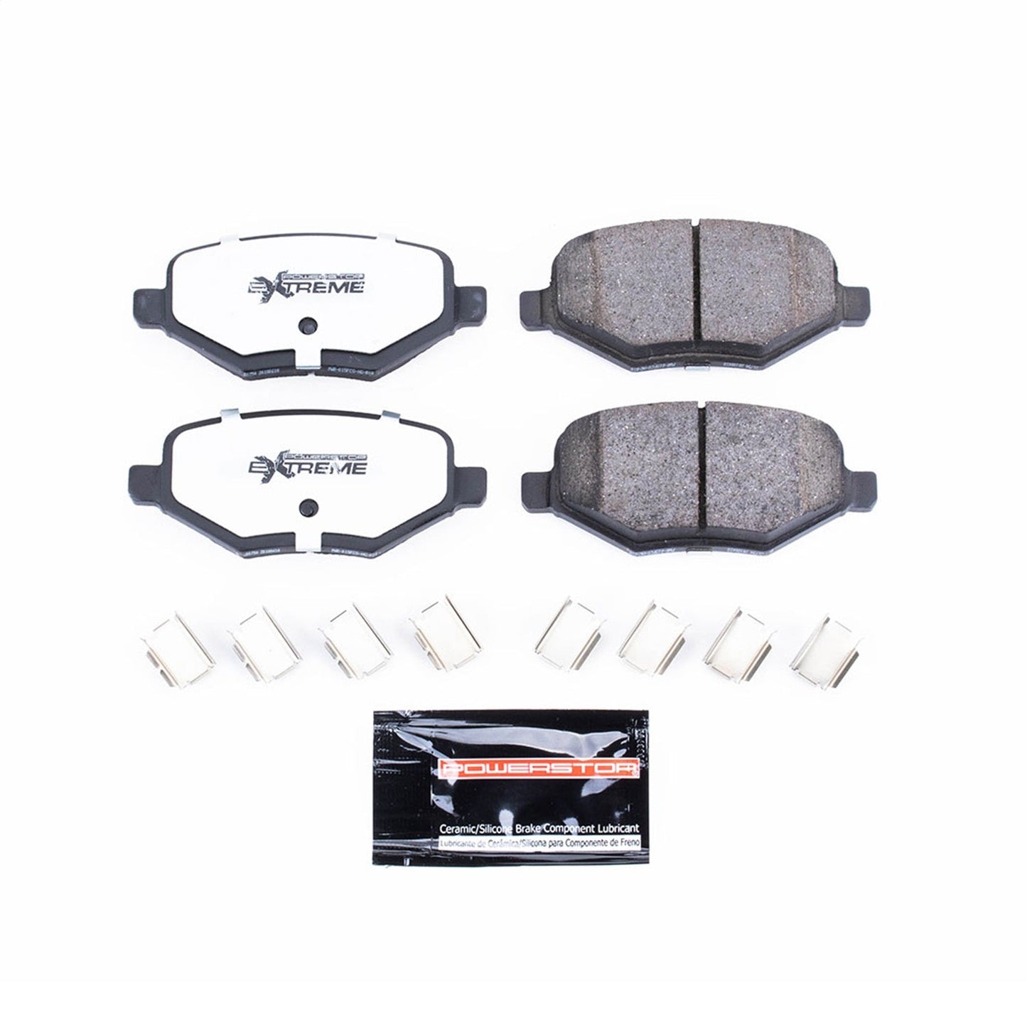 PowerStop 14-15 Ford Edge Rear Z36 Truck & Tow Brake Pads w/Hardware (Z36-1754)