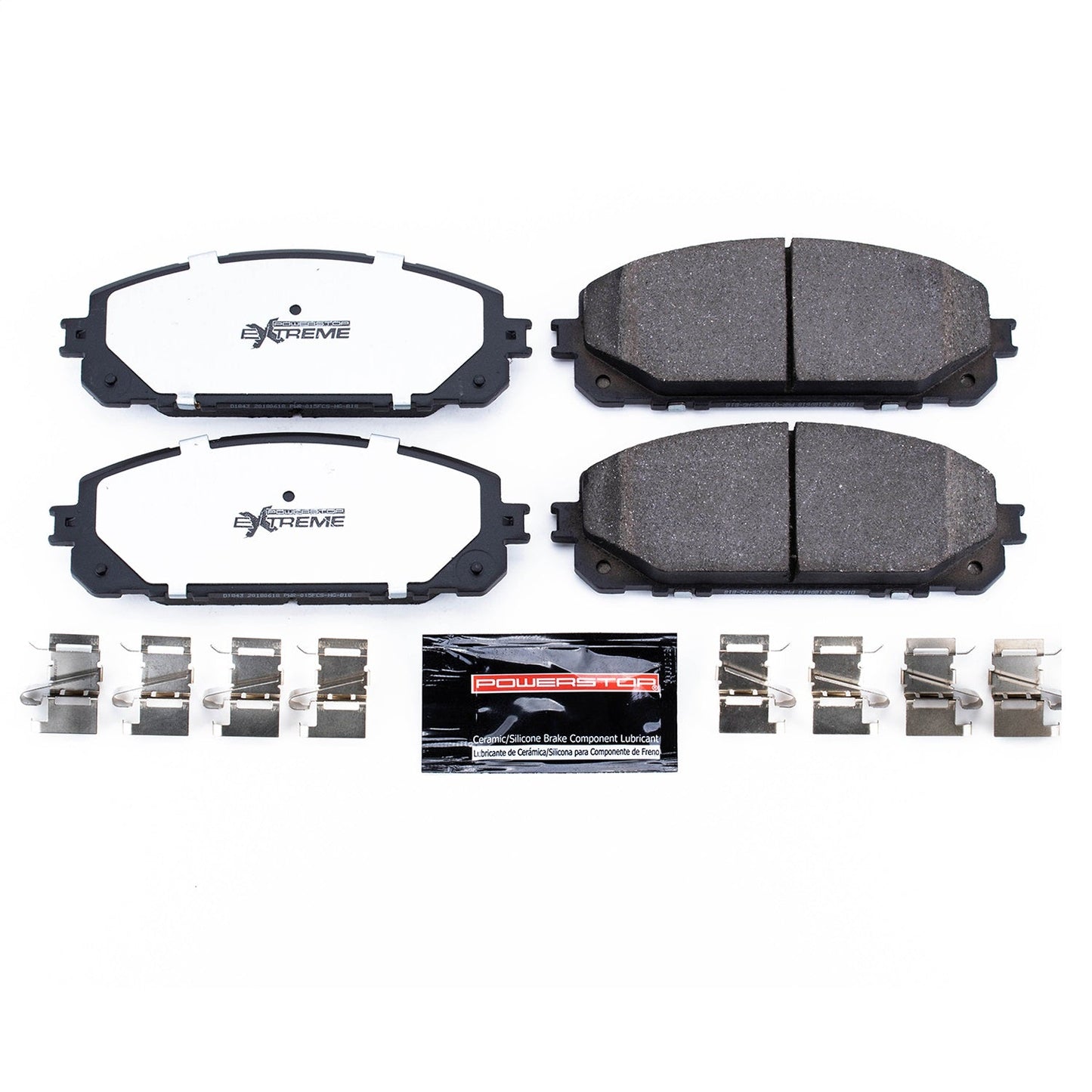 PowerStop 14-19 Jeep Cherokee Front Z36 Truck & Tow Brake Pads w/Hardware (Z36-1843)