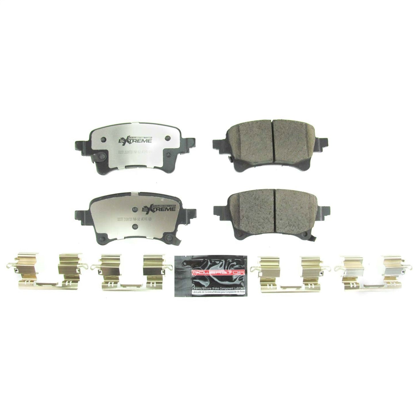 PowerStop 2020 Jeep Gladiator Rear Z36 Truck & Tow Brake Pads w/Hardware (Z36-2233)