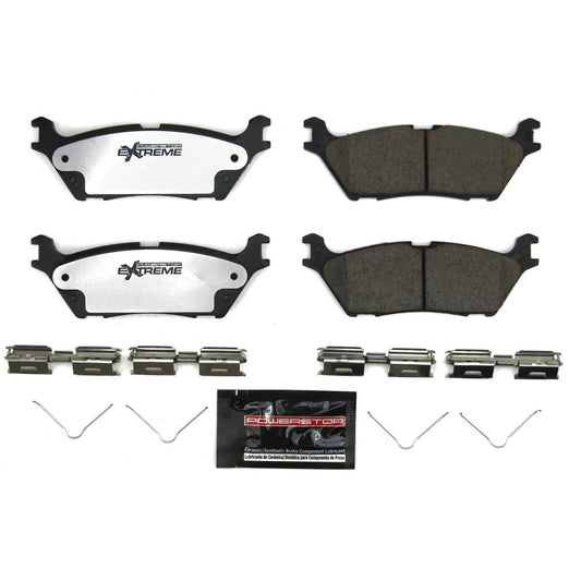PowerStop 21-22 Ford F-150 Rear Z36 Truck & Tow Brake Pads w/Hardware (Z36-2383)