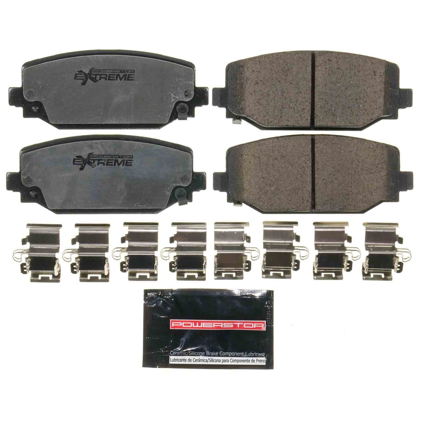 PowerStop 2022 Jeep Grand Cherokee Rear Z36 Truck & Tow Brake Pads w/Hardware (Z36-2411)