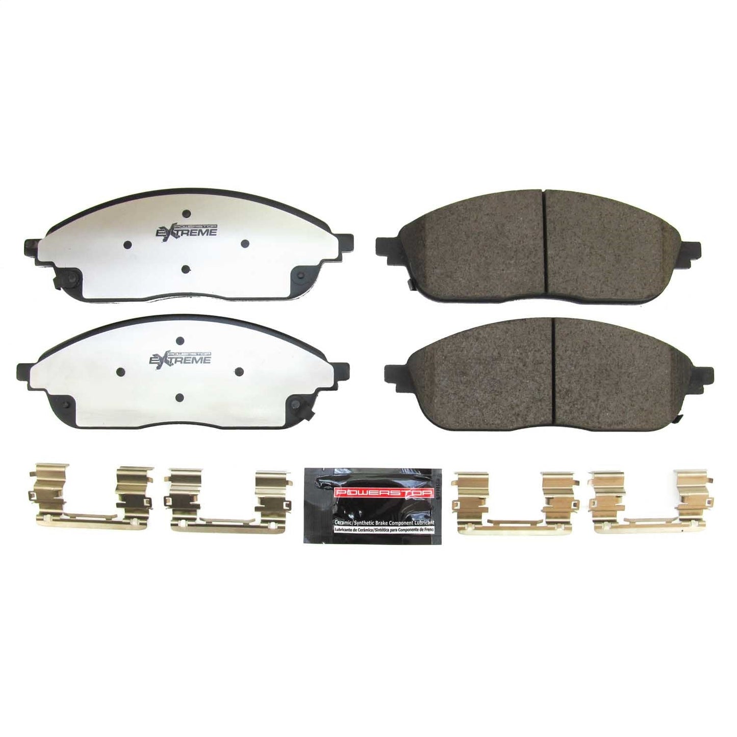 PowerStop 2022 Jeep Grand Cherokee Front Z36 Truck & Tow Brake Pads w/Hardware (Z36-2436)