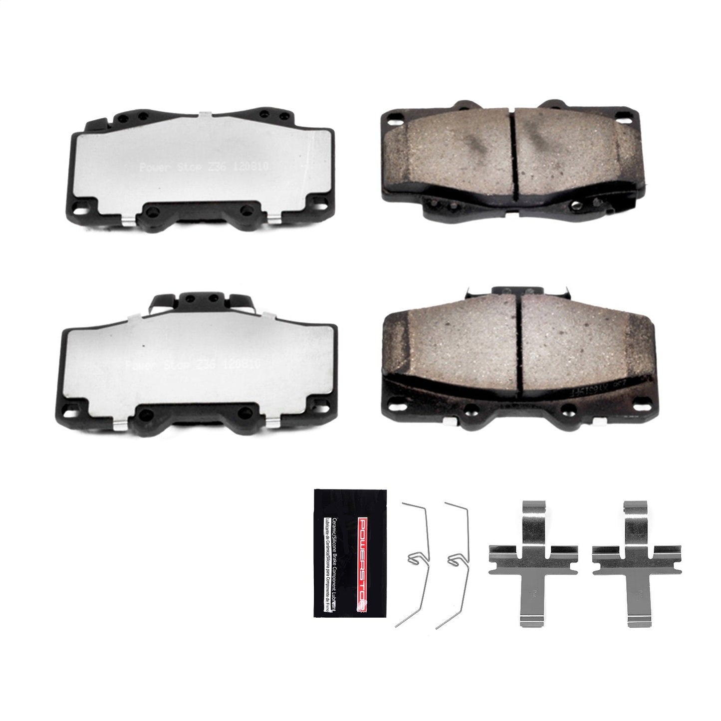 PowerStop 96-02 Toyota 4Runner Front Z36 Truck & Tow Brake Pads w/Hardware (Z36-436)