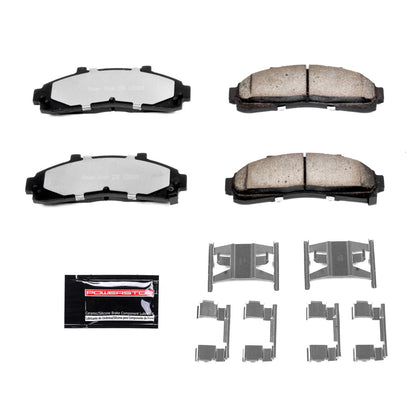 PowerStop 95-01 Ford Explorer Front Z36 Truck & Tow Brake Pads w/Hardware (Z36-652)