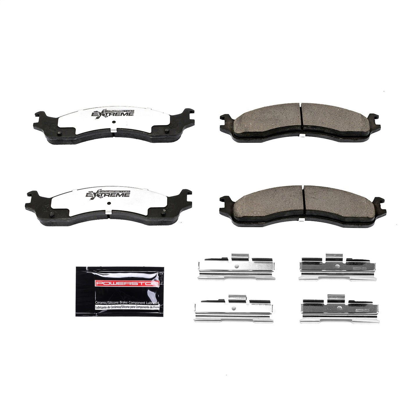 PowerStop 2007 Ford E-150 Front Z36 Truck & Tow Brake Pads w/Hardware (Z36-655A)