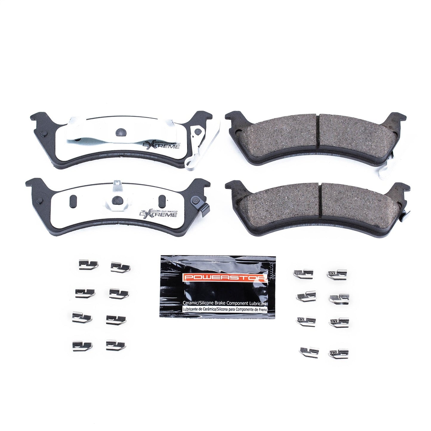 PowerStop 94-98 Jeep Grand Cherokee Rear Z36 Truck & Tow Brake Pads w/Hardware (Z36-666)