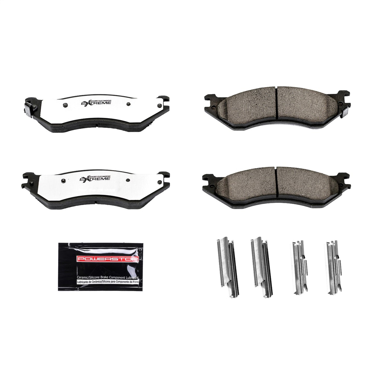 PowerStop 97-02 Ford Expedition Front or Rear Z36 Truck & Tow Brake Pads w/Hardware (Z36-702)
