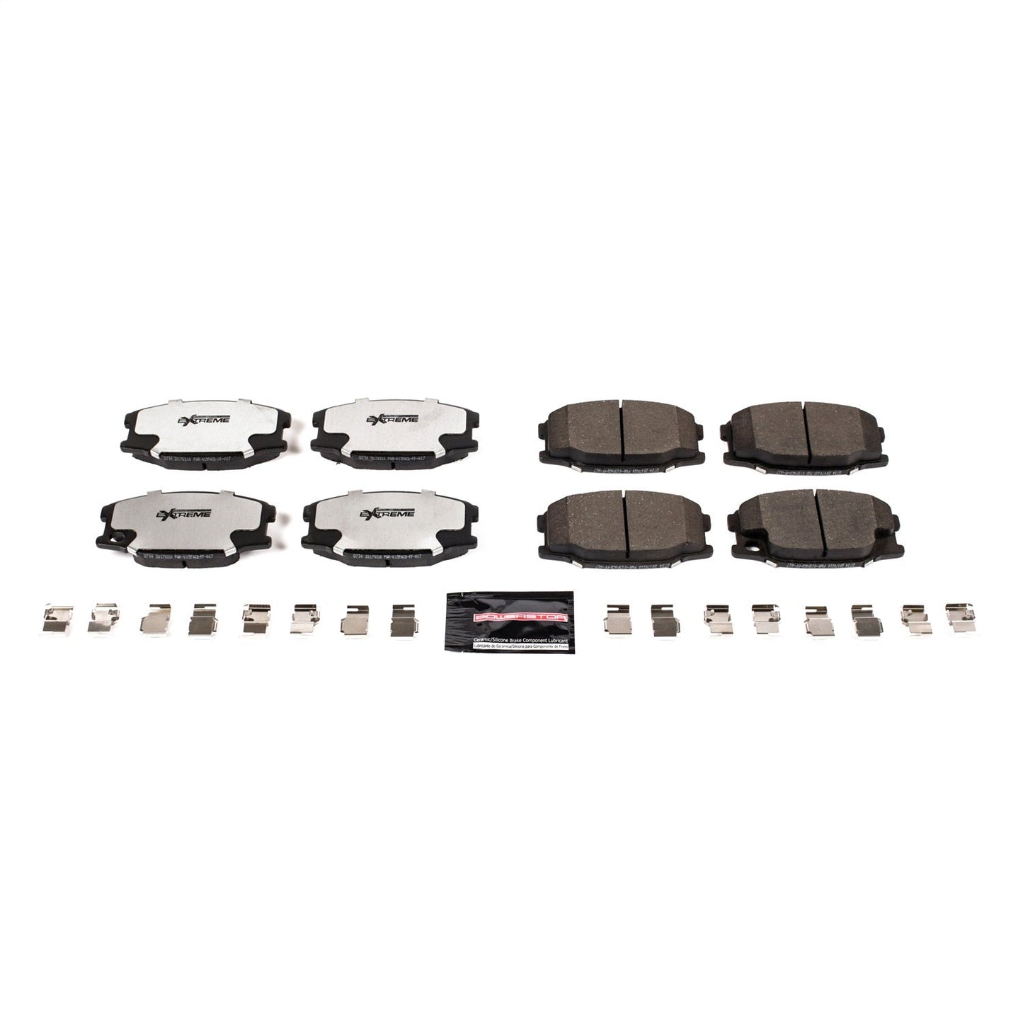 PowerStop 2001 Mitsubishi Fuso FE-CA Front or Rear Z36 Truck & Tow Brake Pads w/Hardware (Z36-734)