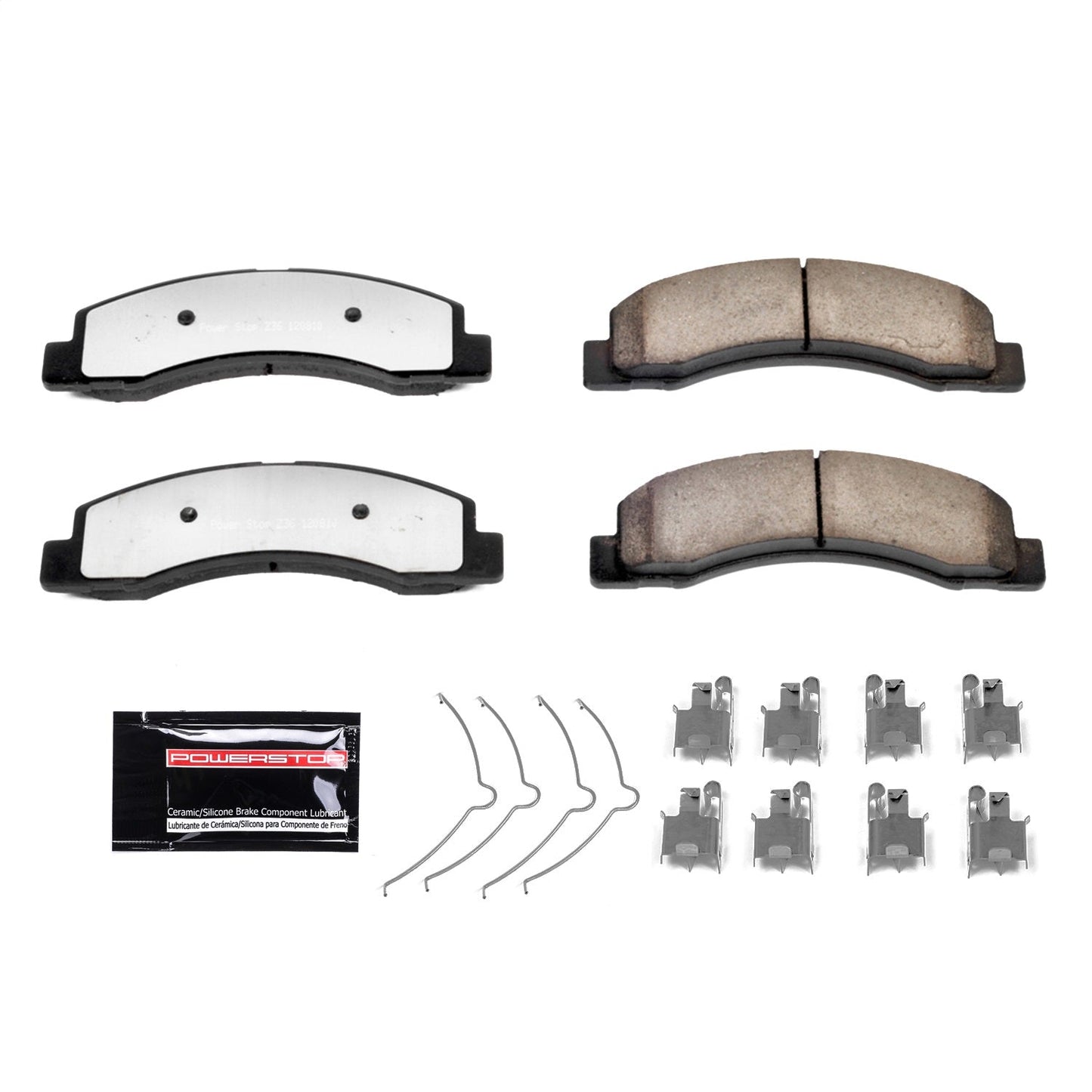 PowerStop 00-05 Ford Excursion Front Z36 Truck & Tow Brake Pads w/Hardware (Z36-756)