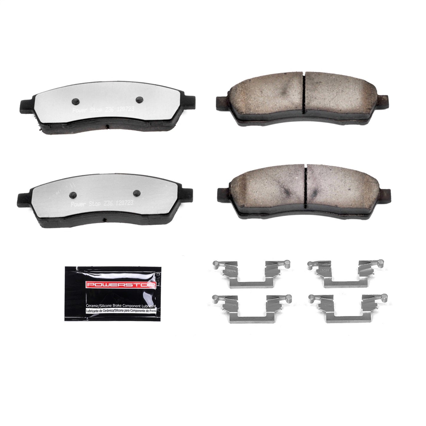 PowerStop 00-05 Ford Excursion Rear Z36 Truck & Tow Brake Pads w/Hardware (Z36-757)