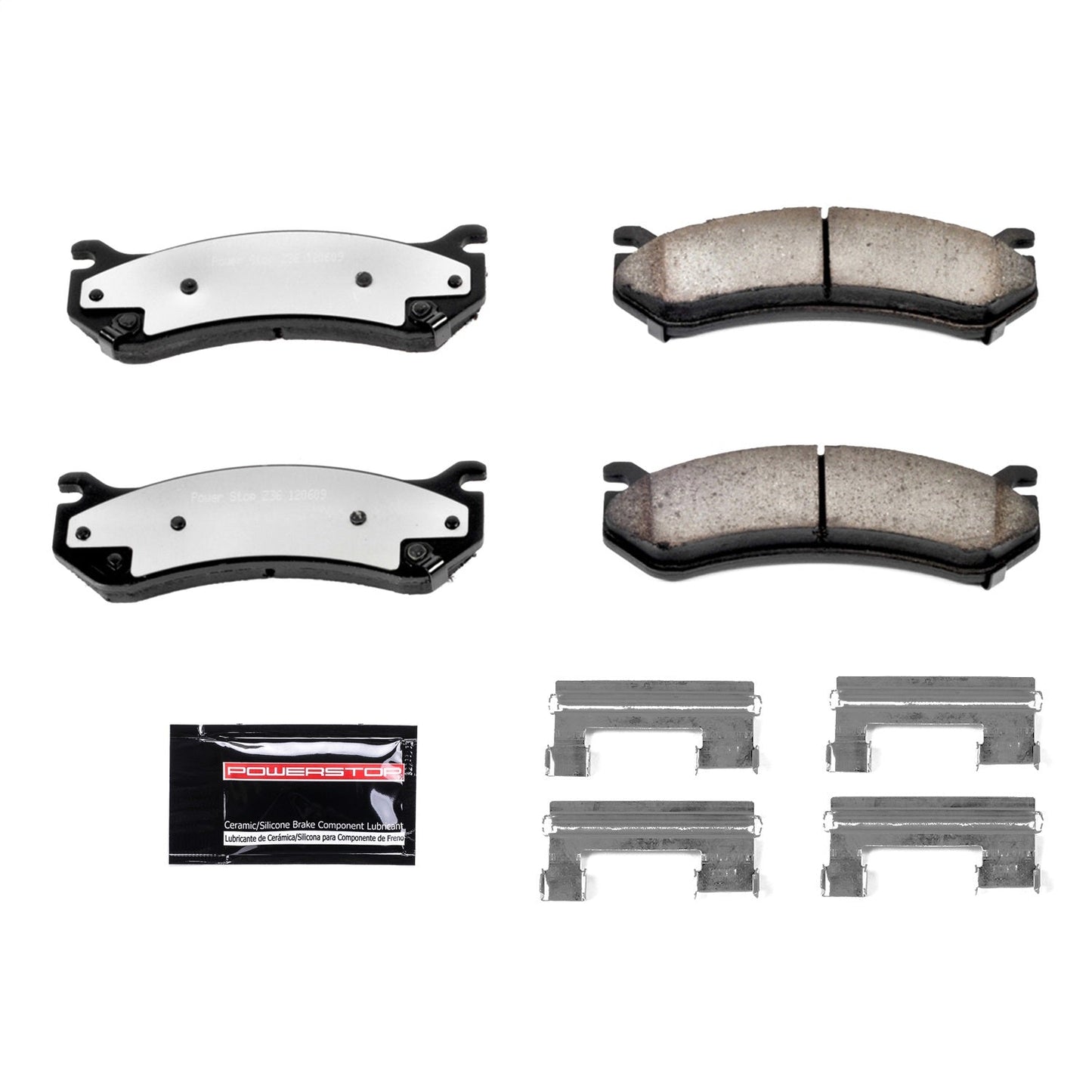 PowerStop 02-06 Cadillac Escalade Front or Rear Z36 Truck & Tow Brake Pads w/Hardware (Z36-785)