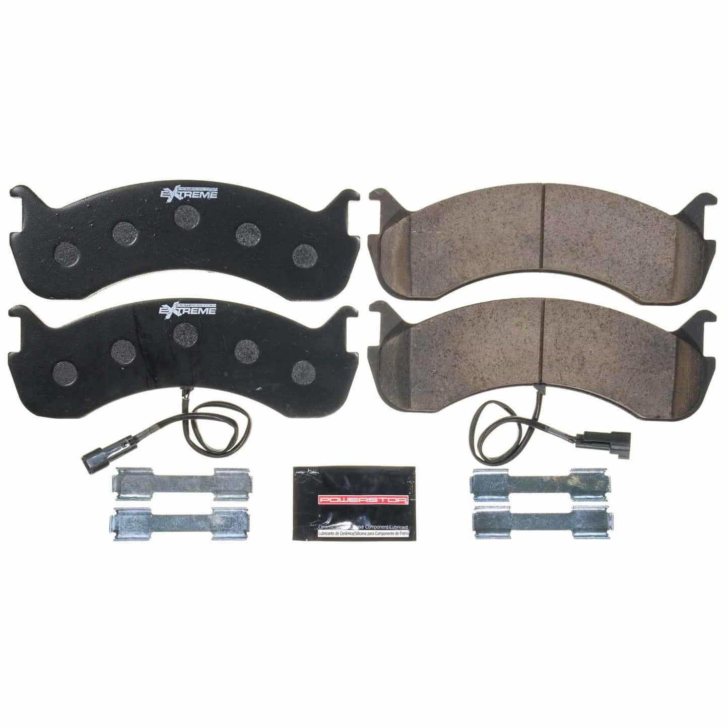 PowerStop 18-23 Ford F-53 Motorhome Chassis Rear Z36 Truck & Tow Brake Pad w/Hardware (Z36-786C)