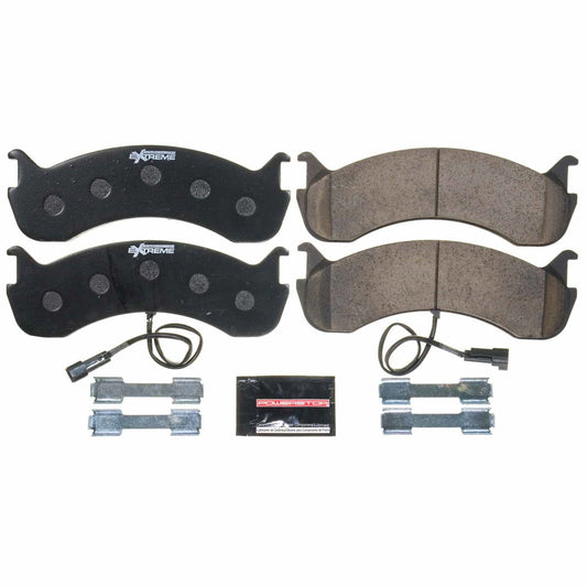 PowerStop 18-23 Ford F-53 Motorhome Chassis Rear Z36 Truck & Tow Brake Pad w/Hardware (Z36-786C)