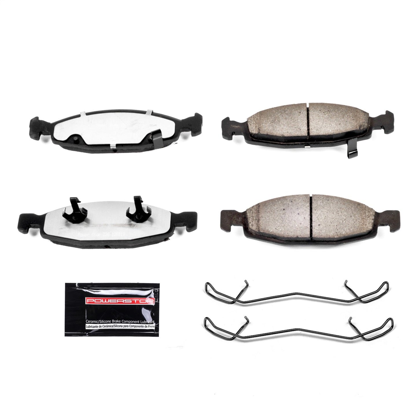 PowerStop 99-03 Jeep Grand Cherokee Front Z36 Truck & Tow Brake Pads w/Hardware (Z36-790)