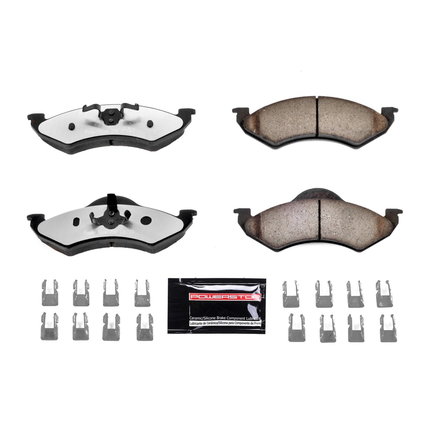 PowerStop 00-02 Dodge Dakota Front Z36 Truck & Tow Brake Pads w/Hardware (Z36-820)
