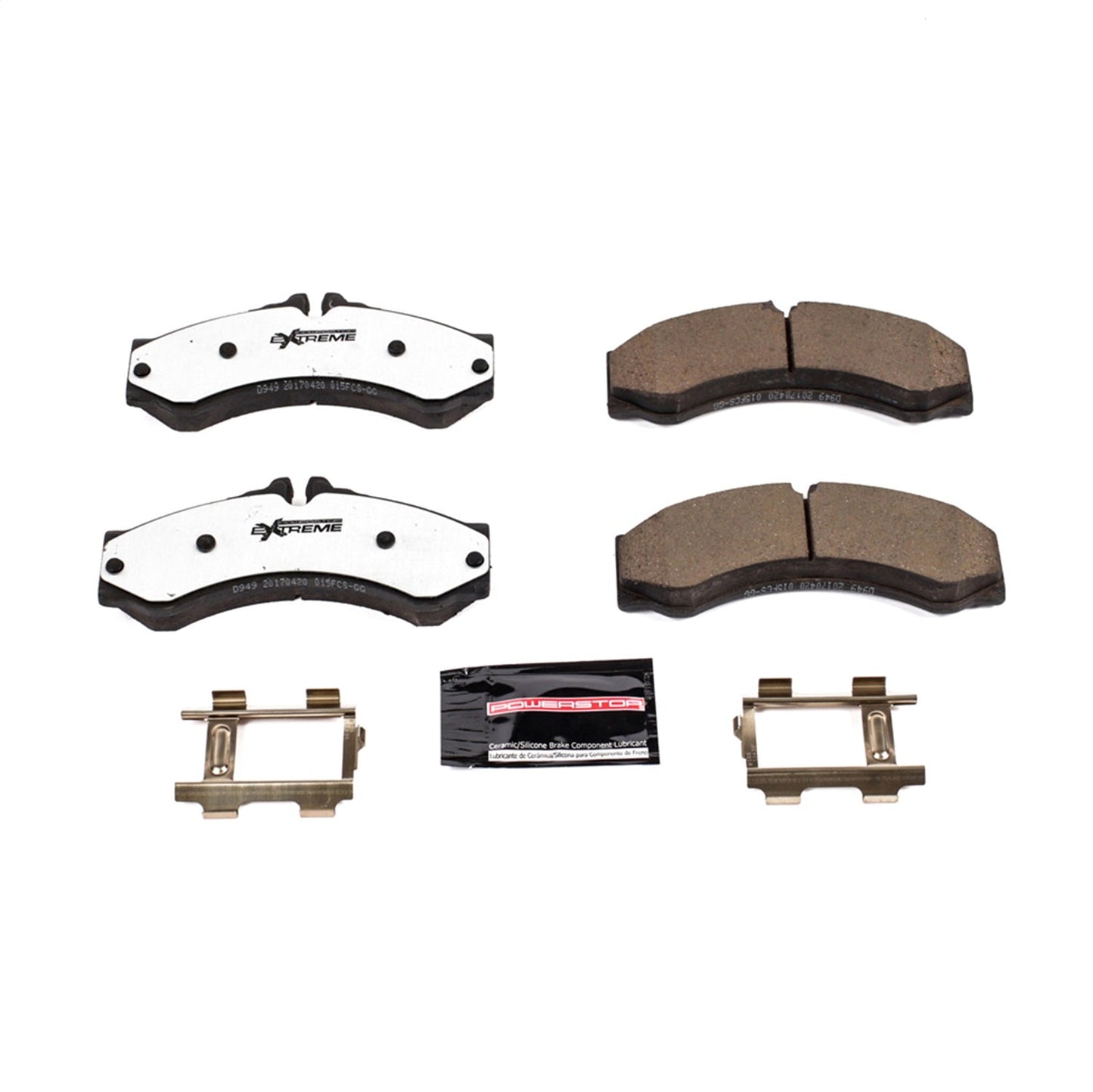 PowerStop 03-06 Dodge Sprinter 2500 Front or Rear Z36 Truck & Tow Brake Pads w/Hardware (Z36-949B)