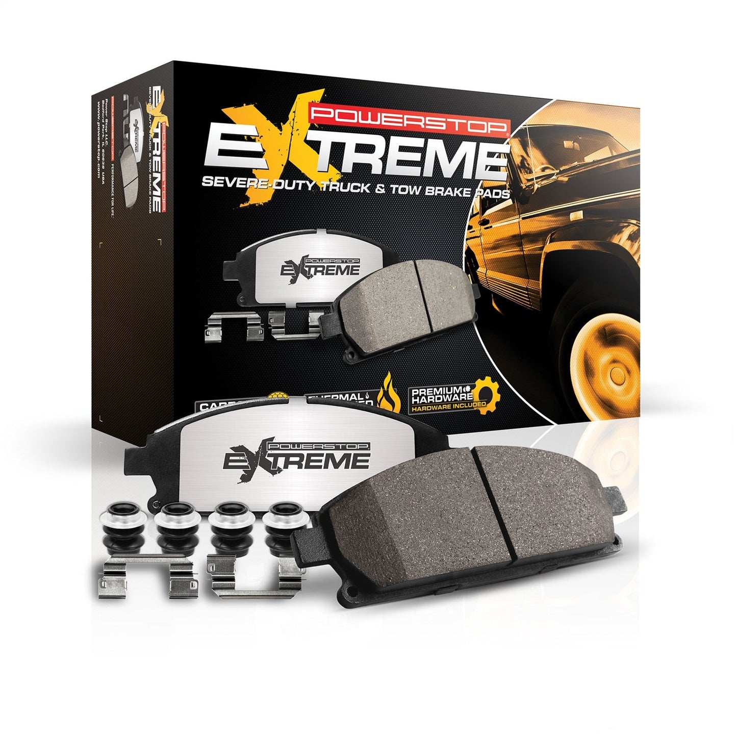 PowerStop Brake Pad Set | 2008–2013 Toyota Highlander (Z36-1325)