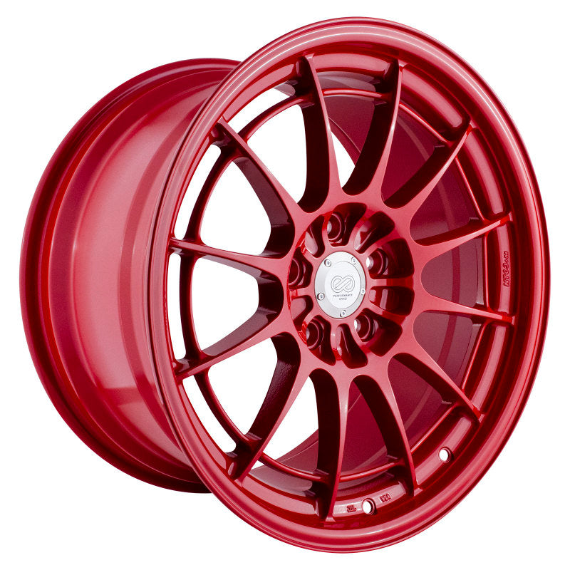 Enkei NT03+M 18x9.5 5x100 40mm Offset Competition Red Wheel