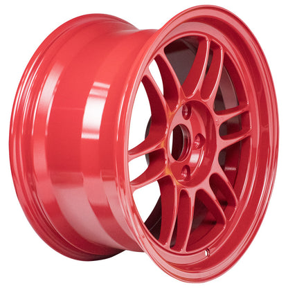 Enkei RPF1 17x9 5x114.3 35mm Offset 73mm Bore Competition Red Wheel