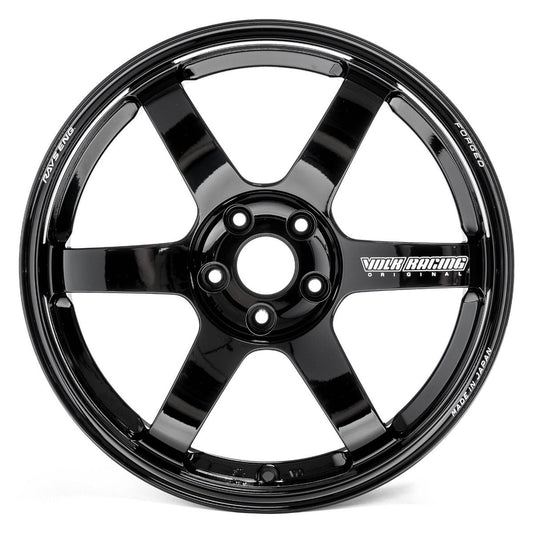 Volk Racing TE37 Saga 18x10 +35 5x114.3 Gloss Black (SET)