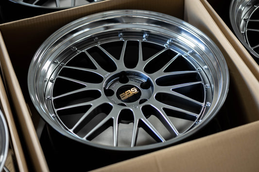 BBS LM 20x10 +22, 20x11 +24 5x112 Diamond Black (SET)