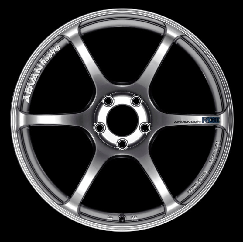 Advan RGIII 18x9.0 +35 5-114.3 Racing Hyper Black Wheel