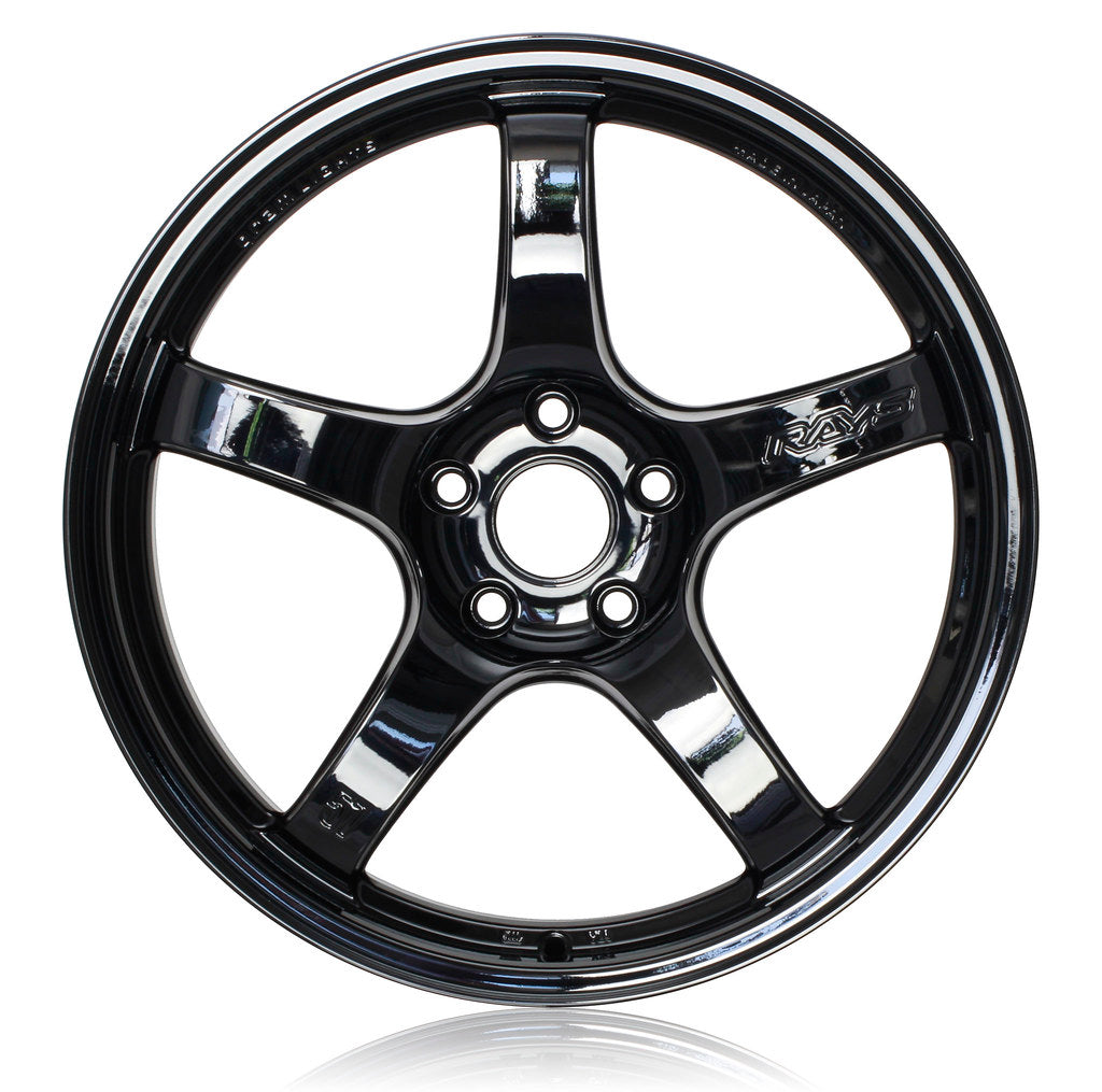 Rays Gram Lights 57CR 17x9 +22 5x114.3 Glossy Black (SET)