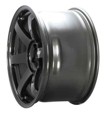 Volk Racing TE37 Saga 18x9.5 +22 5x114.3 Diamond Dark Gunmetal (SET)