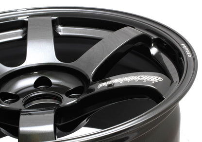 Volk Racing TE37 Saga 18x9.5 +22 5x114.3 Diamond Dark Gunmetal (SET)