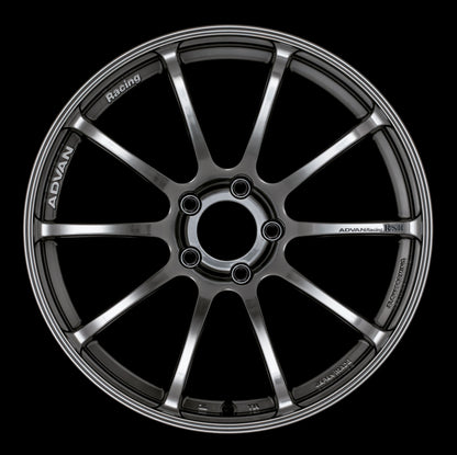 Advan RSII 18x9.0 +35 5-114.3 Racing Hyper Black Wheel