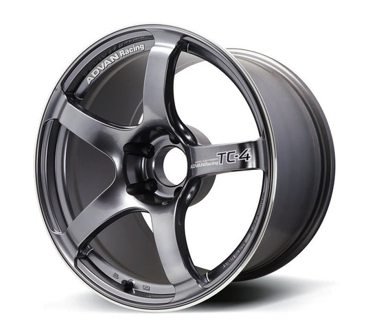 Advan TC4 18x9.5 +35 5x114.3 Racing Gunmetallic & Ring (SET)