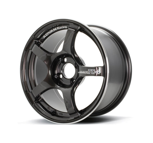 Advan TC4 15x8 +35 4x100 Gunmetallic & Ring (SET)