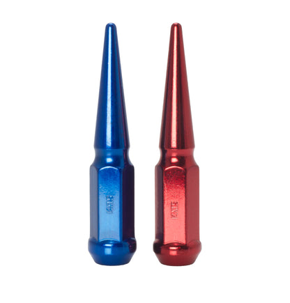 Wheel Mate Spiked Lug Nuts Set of 20 - Blue 9/16in