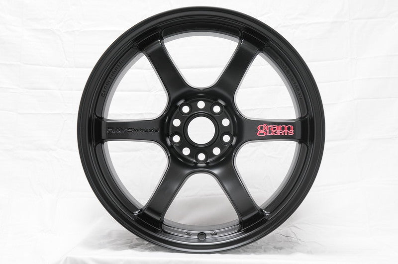 Gram Lights 57DR 19x8.5 +45 5-112 Semi Gloss Black