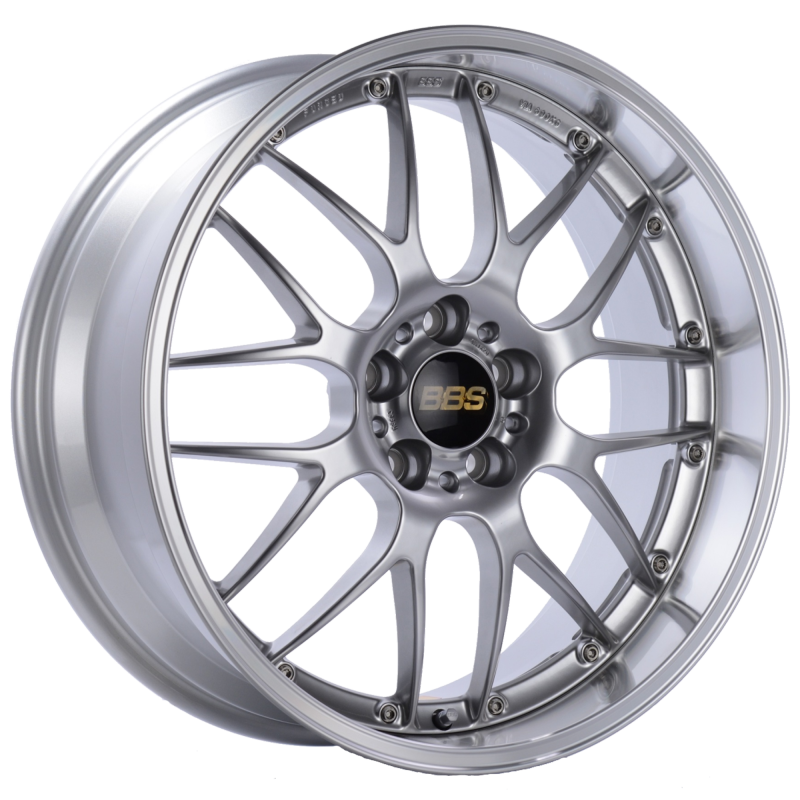 BBS RS-GT 18x11 5x130 ET45 CB71.6 Diamond Silver Center Diamond Cut Lip Wheel