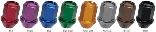 Project Kics Leggdura Racing Shell Type Core Lug Nuts 12x1.25 (16+4 Locks)