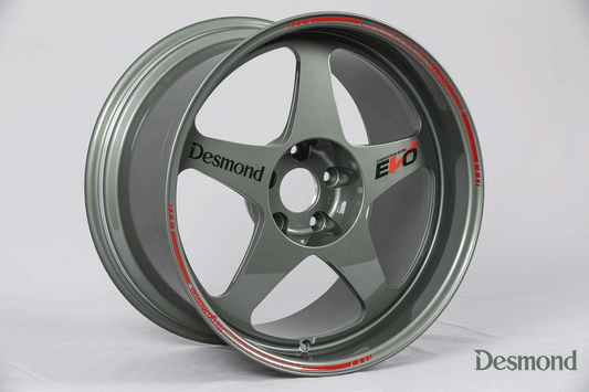 Desmond Regamaster EVO II 17x9.5 +45 5x114.3 New Almighty Grey (SET)