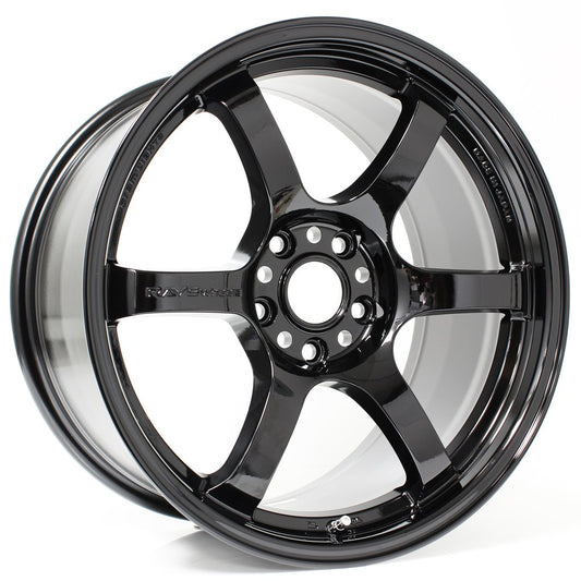 Gram Lights 57DR 18x9.5 +38 5x100 Glass Black