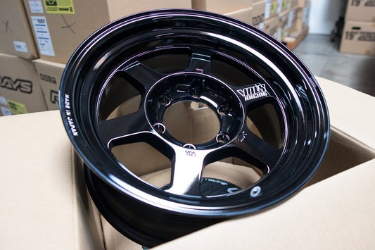 Volk Racing TE37X Progressive 16x8 +0, 6x139.7 Gloss Black (SET)