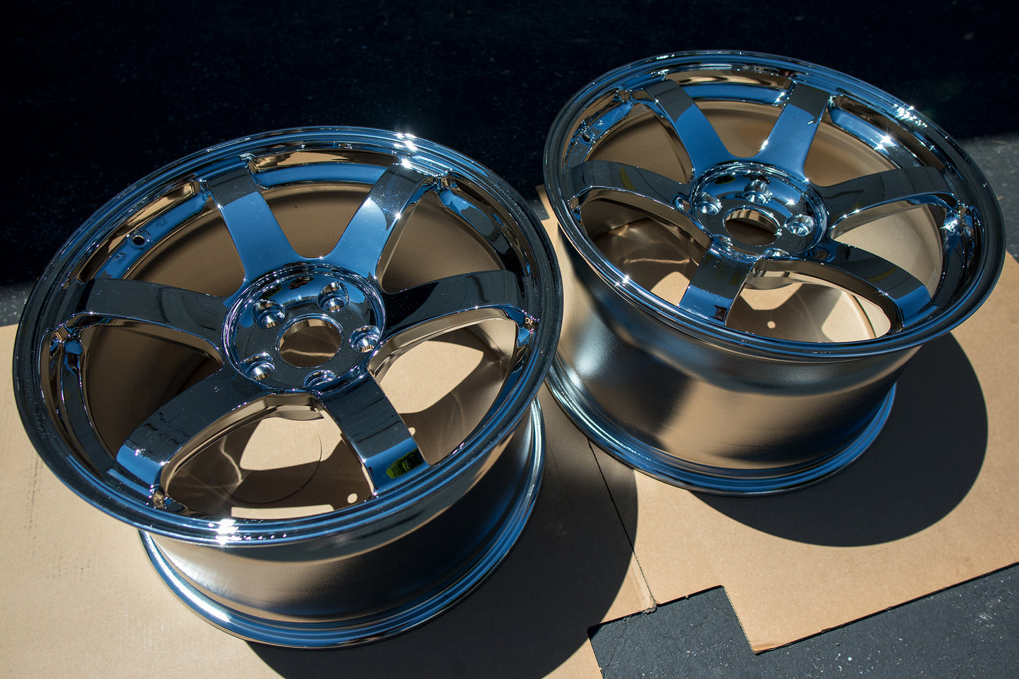 Volk TE37 Saga 18x10 +35 5x114.3 Chrome