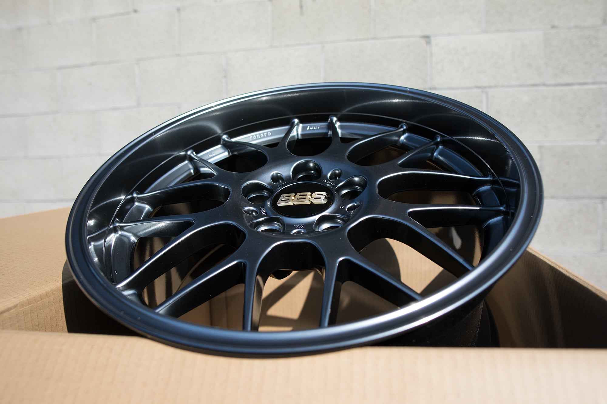 BBS RG-R 18x10 +25 5x120 Diamond Black (SET OF 4)