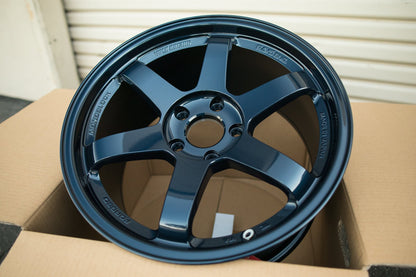 Volk Racing TE37SL 18x9.5 +22 5x114.3 Mag Blue (SET)