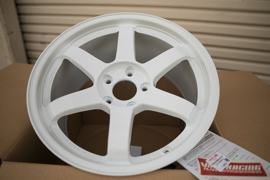 Volk Racing TE37SL 18x10 +40 5x120 Dash White (SET)