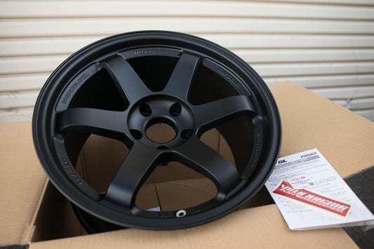 Volk Racing TE37SL 18x10 +40 5x114.3 Flat Black (SET)