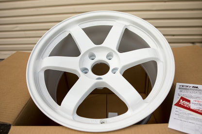 Volk Racing TE37SL 18x9.5 +22, 18x11 +34 5x120 Dash White (SET)