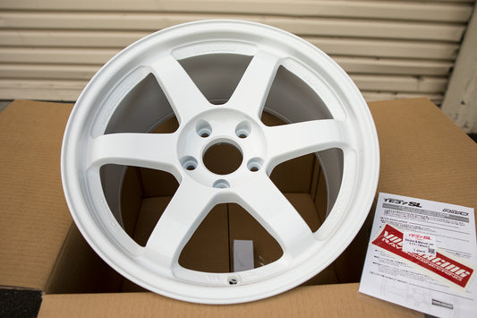 Volk Racing TE37SL 18x9.5 +22 5x120 White (SET)