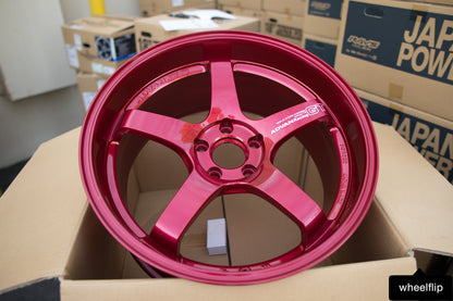 Advan GT 19x9.5 +22, 19x10.5 +32 5x112 Racing Candy Red (SET OF 4)