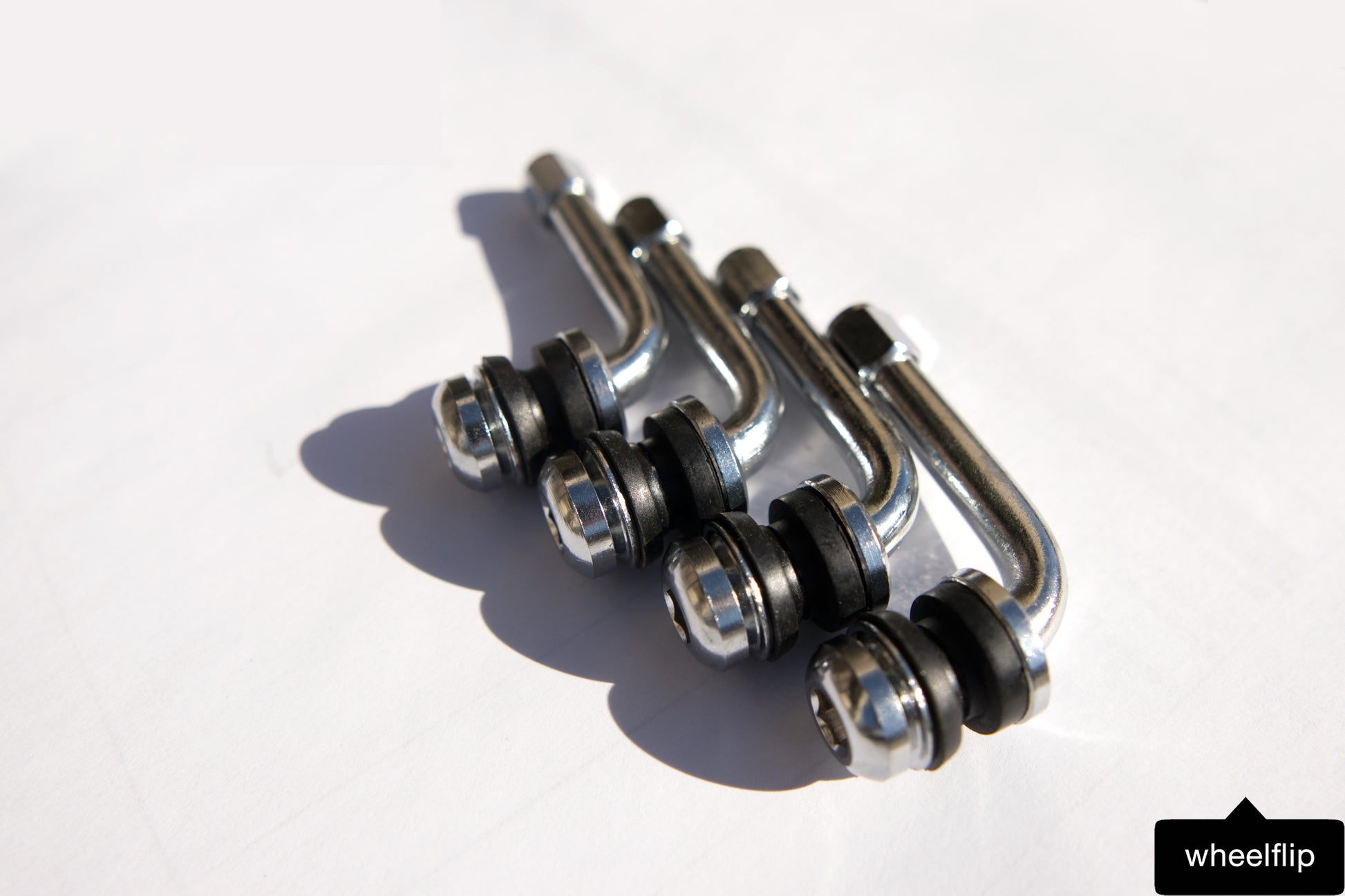 2) 50mm 2 90 degree valve stems for 2/3 piece wheel bolt tire rim JDM Volk  SSR